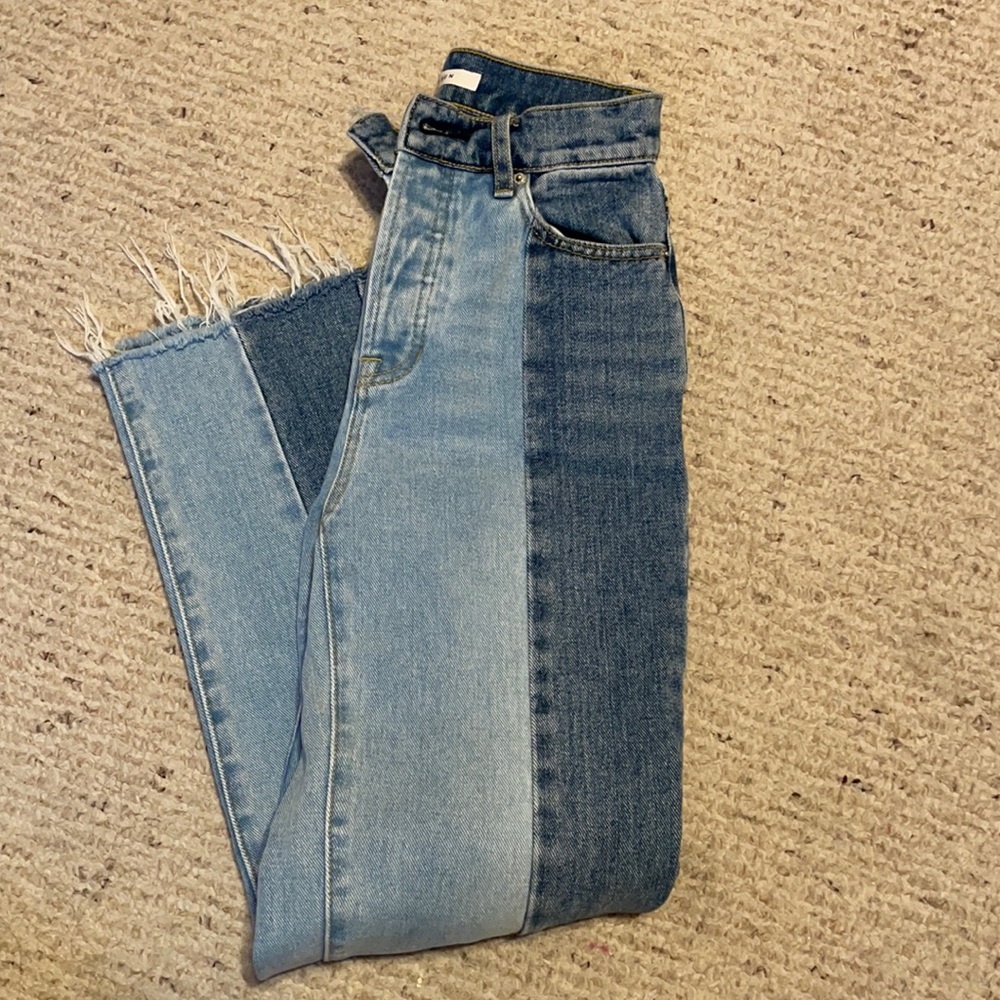 Pacsun two-toned mom jeans